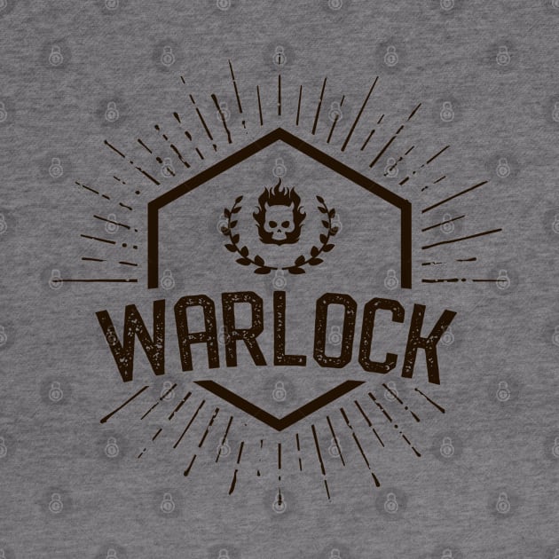 Warlock Player Class - Warlocks Dungeons Crawler and Dragons Slayer Tabletop RPG Addict by pixeptional